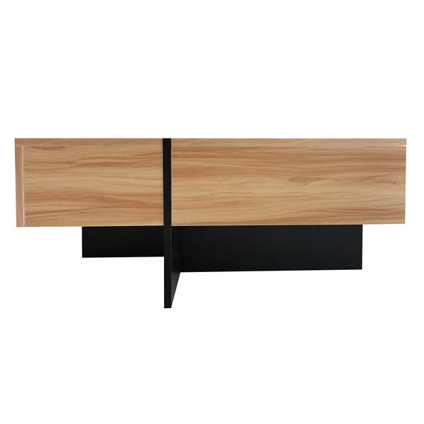 Unique Design Coffee Table with 4 Hidden Storage Compartments, Square Cocktail Table with Extendable Sliding Tabletop, UV High-gloss Design Center Table for Living Room, 31.5"x 31.5"