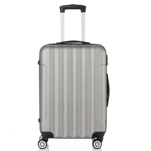 Lightweight 24in Hard Shell Travel Carry On Hand Cabin Luggage Suitcase, Approved for Ryanair Priority, British Airways