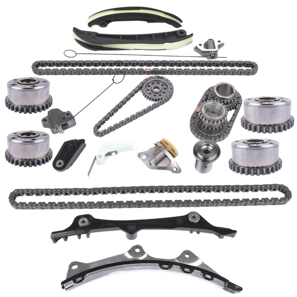 Timing Chain VVT Gear Kit Fits Chrysler Town & Country Dodge Jeep Ram 1500 3.6L 5184356AE 05184356AD 05184357AE