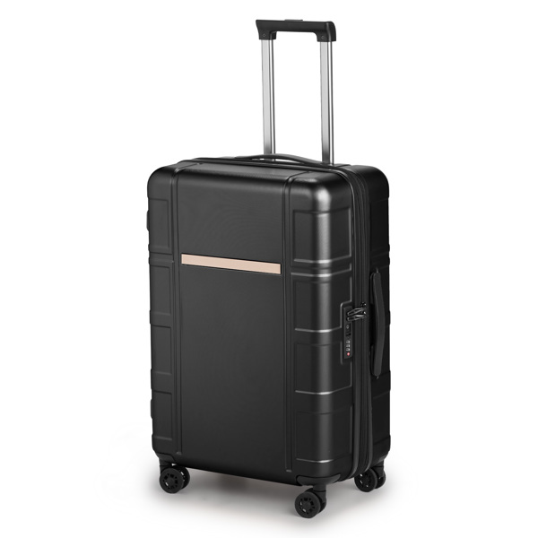 Luggage 24" Suitcase PC+ABS with TSA Lock Expandable Spinner Carry on Hardshell Lightweight 