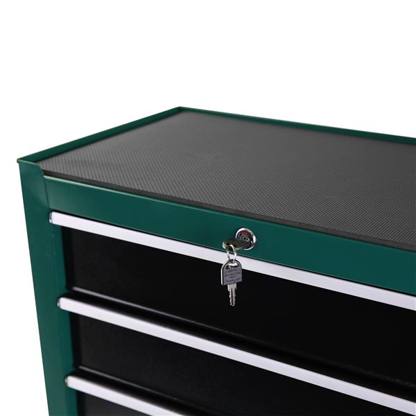 5-Drawers Rolling Tool Chest,Tool Cabinet on Wheels with Keyed Locking System and Drawer Liners,Tool Chest with Link Buckle and can be Combined to Large Cabinet Set,for Warehouse,Garage