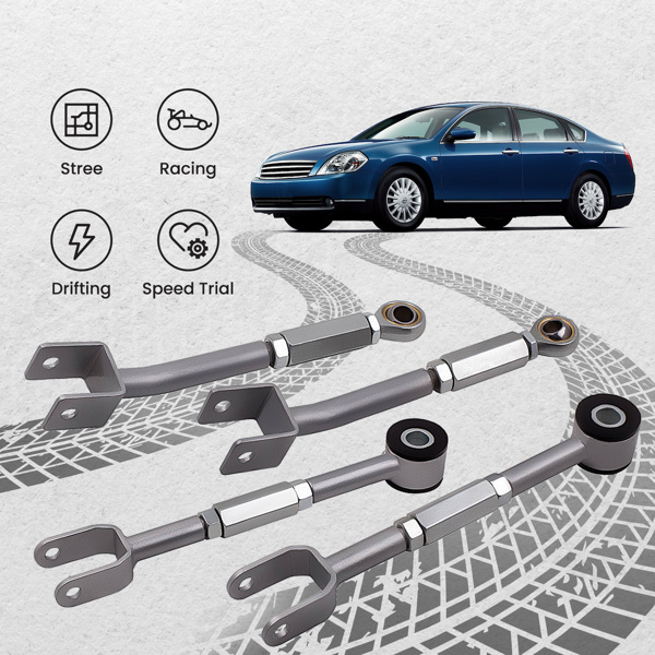 Adjustable Alignment Rear Camber Arm + Toe Traction Kit for Infiniti G35 2003-07
