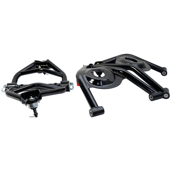 Tubular Upper & Lower Control Arm Set C21038 C21037 Black For 1970-1981 Chevrolet Camaro Pontiac Firebird