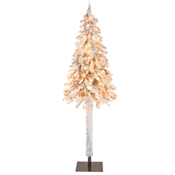 6 Feet Christmas Tree Snow Flocked Xmas Decor