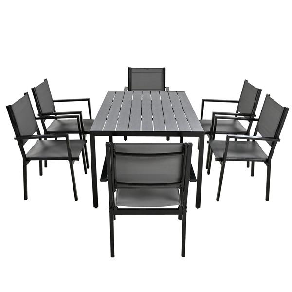 High-quality Steel Outdoor Table and Chair Set, Suitable for Patio, Balcony, Backyard.