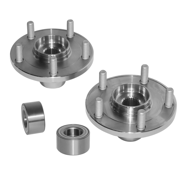 Pair Front Wheel Hub & Bearing Assembly for Toyota Camry Avalon Highlander 3.5L 2004-2010 SPK400 510063 930-400 4350228090 43502AA01011 538-58863 7T411215B