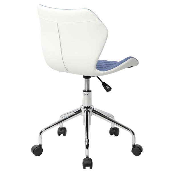 Modern Height Adjustable Office Task Chair, Blue