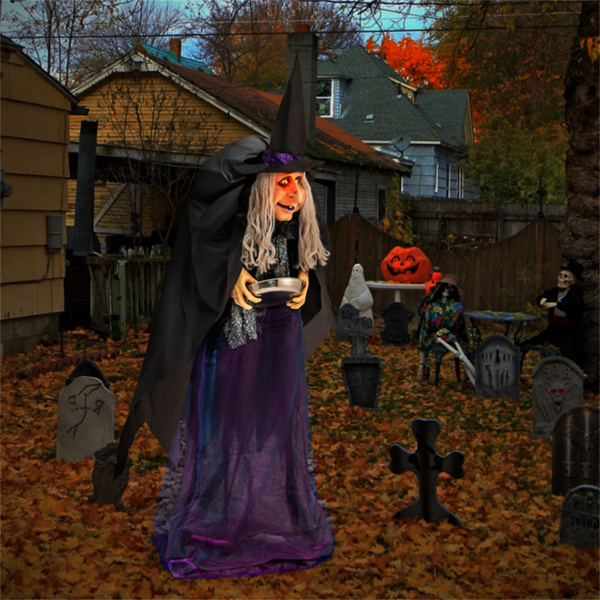 67" Halloween Witch decorations