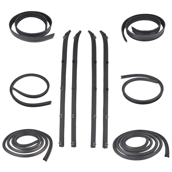 10x Door Window Weatherstrip Seal Kit for Dodge Truck Ram charger Plymouth D150 D250 D350 1980-1993