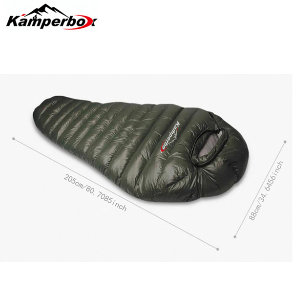 Kamperbox Cold Temperature Winter Sleeping Bag Down Sleeping Bag Winter Camping Sleeping Bag