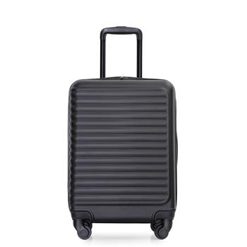 20\\" Carry on Luggage Lightweight Suitcase, Spinner Wheels, Black