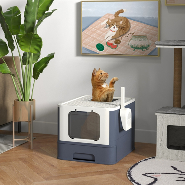 Fully Enclosed Cat Litter Box/Cat Litter Box 