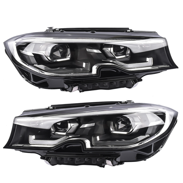 2Pcs LED Headlights for 2019-2021 BMW 3 Series G20 G21 G28 330i 320i M340i LH&RH