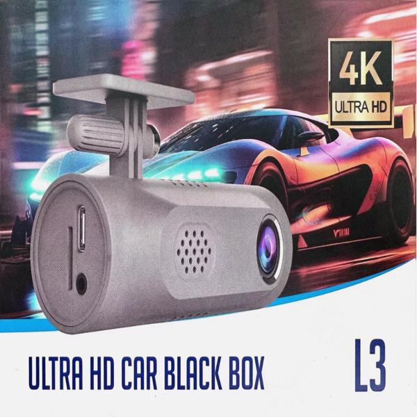 L3 4K Dash Cam Front and Rear Dash Camera WiFi GPS with Free 32GB Card Car DVR