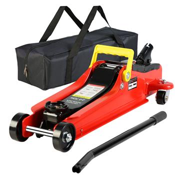 Floor Jack, 2 Ton Low Profile Floor Jack, Heav yDuty Steel Racing Floor Jack with Single Piston QuickLift Pump, Floor Jack Lifting Range 3.3\\"-15.2\\"