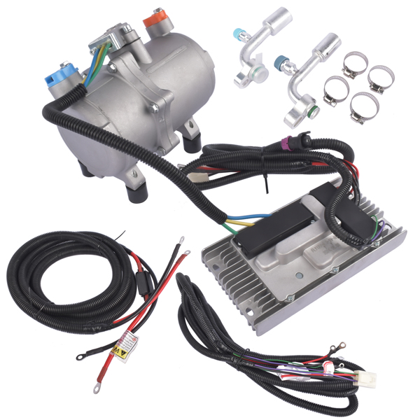 Universal DC 12V Electric Car Air Conditioner Compressor Kit A/C Control Panel