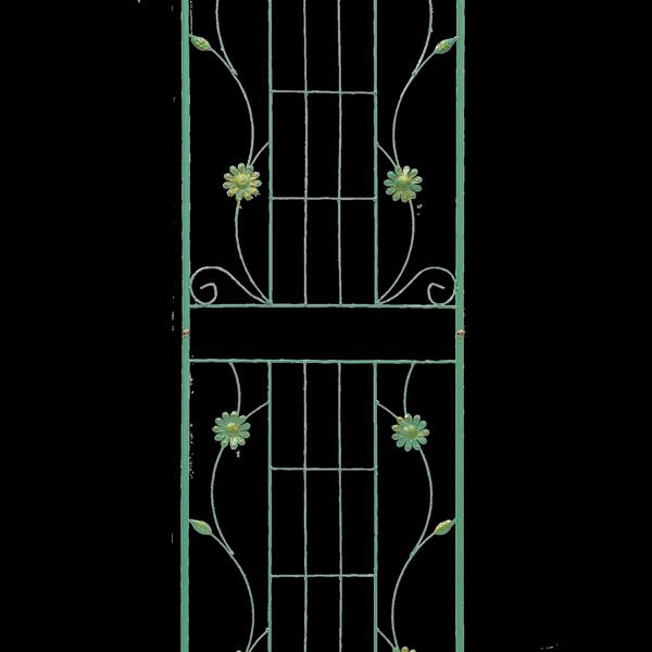 2 Pack Metal Garden Trellis 86.7" x 19.7" Rustproof Trellis for Climbing Plants Outdoor Flower Support Green