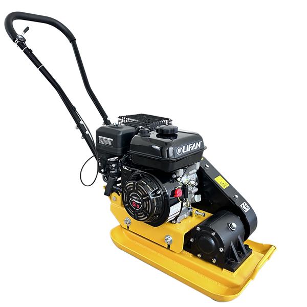 Plate Compactor Rammer, 6.5HP 196cc Gas Engine 5488 VPM 2500 LBS Compaction Force, 21 x 14 inch Plate, Ground Compactors for Paving Landscaping Sidewalk Patio, EPA Compliant