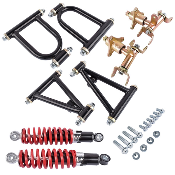 Front Suspension + Shock Swing Arm Set Replacement Kit for ATV Quad Bike Go Kart