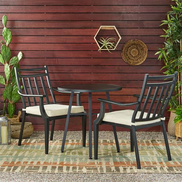 3PC METAL BISTRO SET