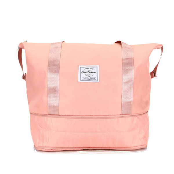 FCH 三件套 20寸拉杆箱+手提包两件套 PP拉杆箱 20in PP材质 铁拉杆 全配色 玫瑰金色-8