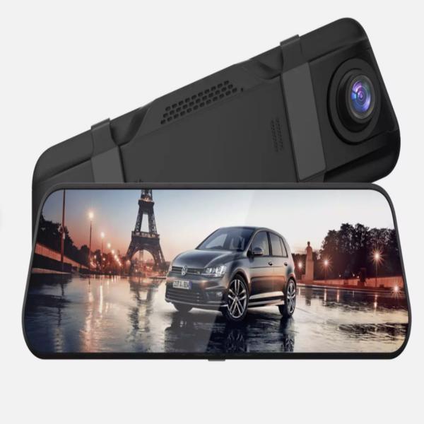 1080P HD Rearview Mirror Car DVR Dual Dash Cam Camera Front Rear Video Recorder