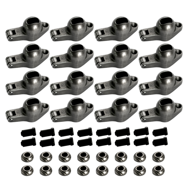 Fits Chevy BBC 454 Engine Roller Tip Rocker Arm Set 1.7 Ratio 7/16'' Stud Steel