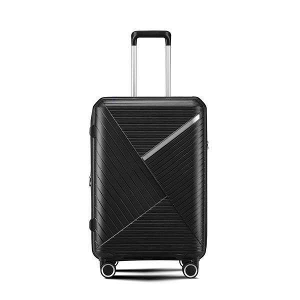 Luggage Sets 4 Piece(14/20/24/28), Expandable Lightweight Suitcase with 4 Double 360 Degrees Mute Spinner Wheels PP Materials Durable TSA Lock Travel Luggage