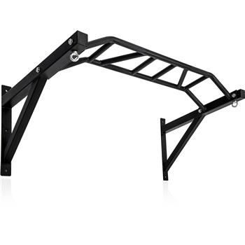 47\\" Pull Up Bar Wall Mounted Multi-Grip w/Hangers for Punching Strength Training