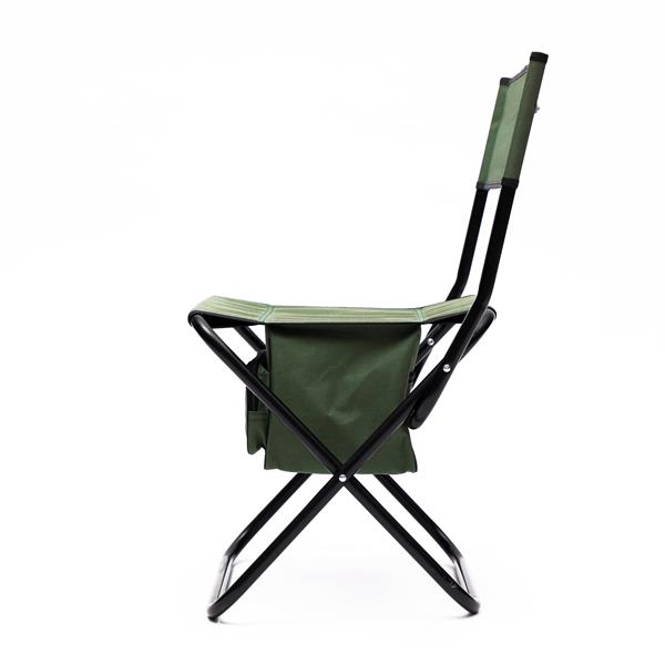 2-piece Folding Outdoor Chair with Storage Bag, Portable Chair for indoor, Outdoor Camping, Picnics and Fishing,Green