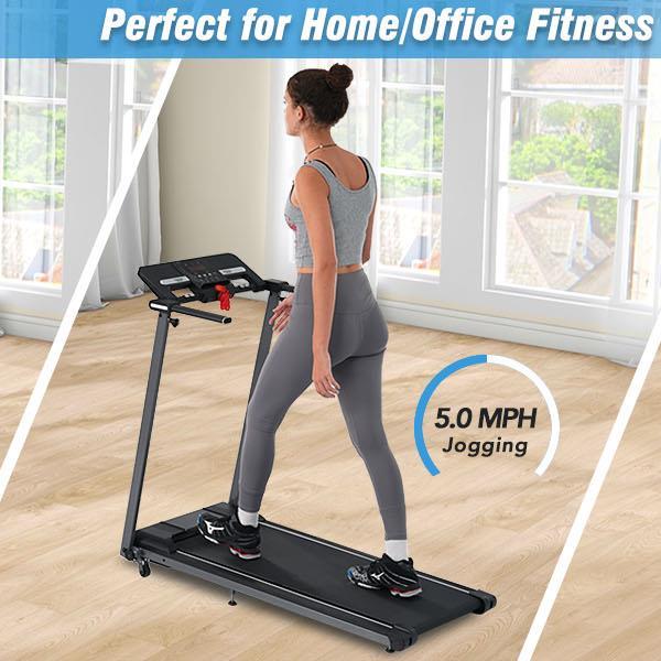 NEW Folding Treadmills Walking Pad Treadmill for Home Office -2.5HP Walking Treadmill With Incline 0.5-7.5MPH 265LBS Capacity Treadmill for Walking Running