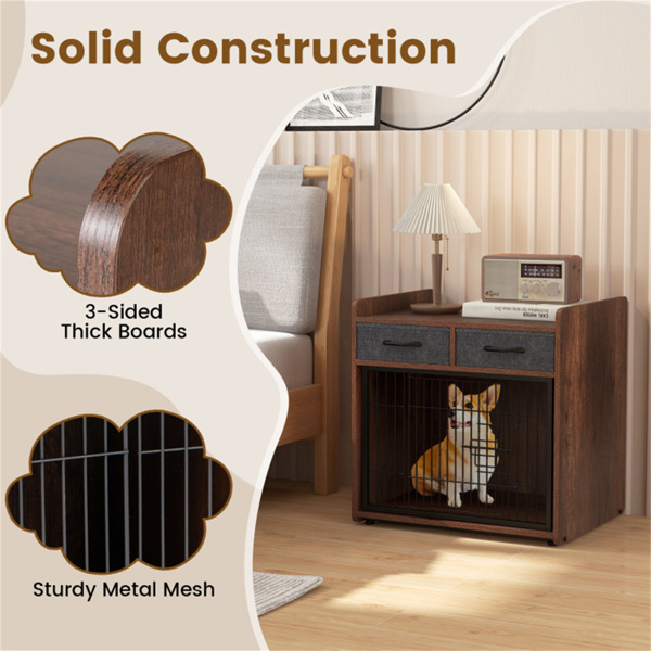 Pet furniture, dog cage with furniture