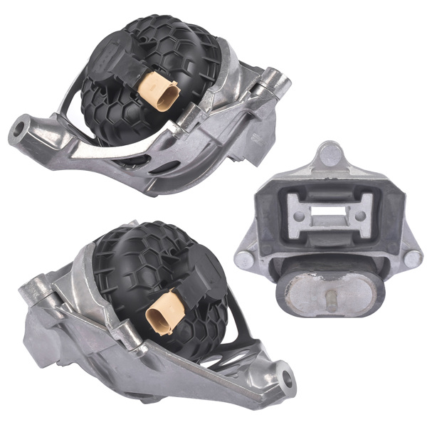  3PCS Engine Motor Mounts & Transmission Mount Set for Audi S4 S5 20-18 V6-3.0L 4M0199371FC 4M0199372FC