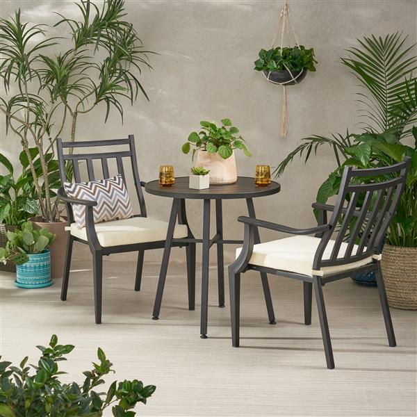 3PC METAL BISTRO SET