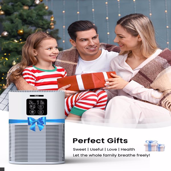 VEWIOR Air Purifiers for Home, HEPA Air Purifiers for Large Room up to 600 sq.ft, H13 True HEPA Air Filter with Fragrance Sponge 6 Timers Quiet Air Cleaner for Pet Dander Wildfire(banned by Amazon)