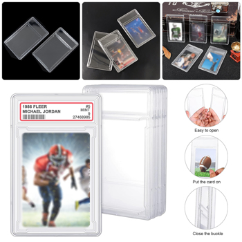 Graded Card Holder for PSA Style Slab for Trading Sports Cards Protector Case