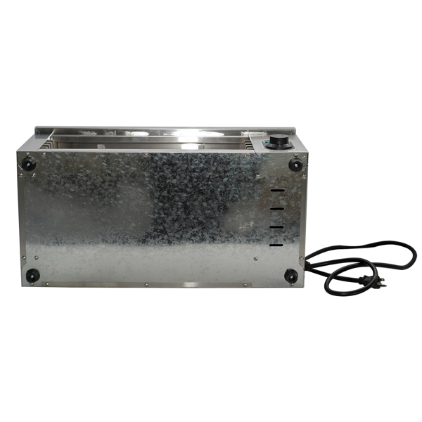 Stainless Steel Electric Cheese Melter Cheesemelter Grill 2000W Countertop Broiler 120-570°F 110V/60Hz