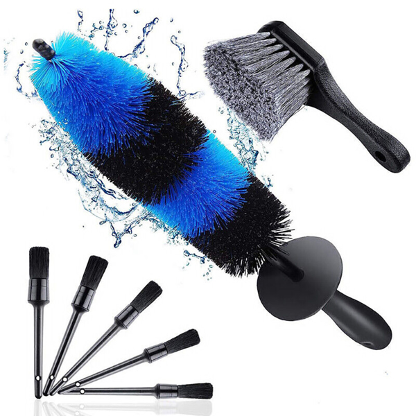 Car Detailing Brush Set for Wheel Cleaning Rotating Wheel Brush Car Cleaner