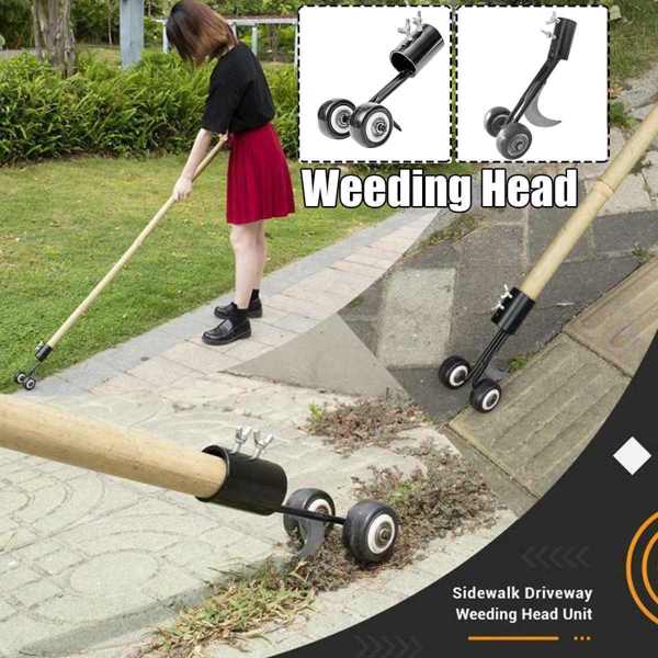 2IN1 Adjustable Weeds Snatcher No Bending Down Weeding Remover Hook Tool Garden