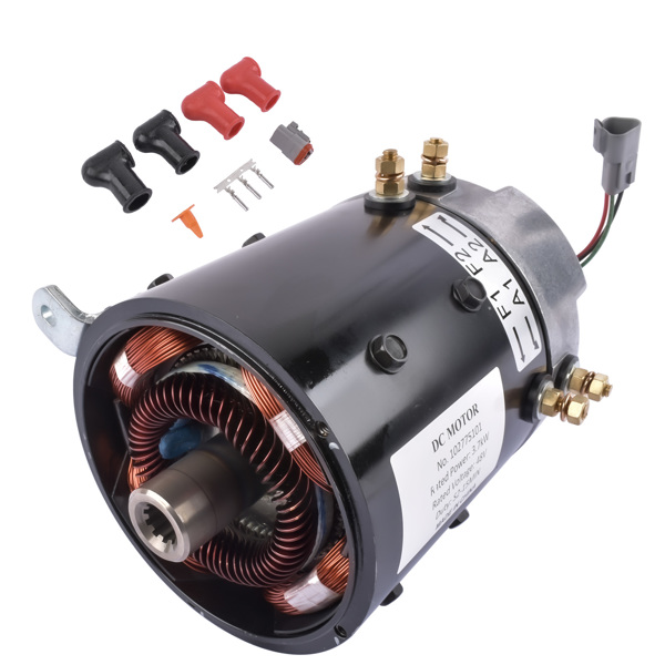 SepEx Motor 48V 3.7 KW for Carryall Golf Cart Electric Vehicle ZQS48-3.7-T-GN 102775101