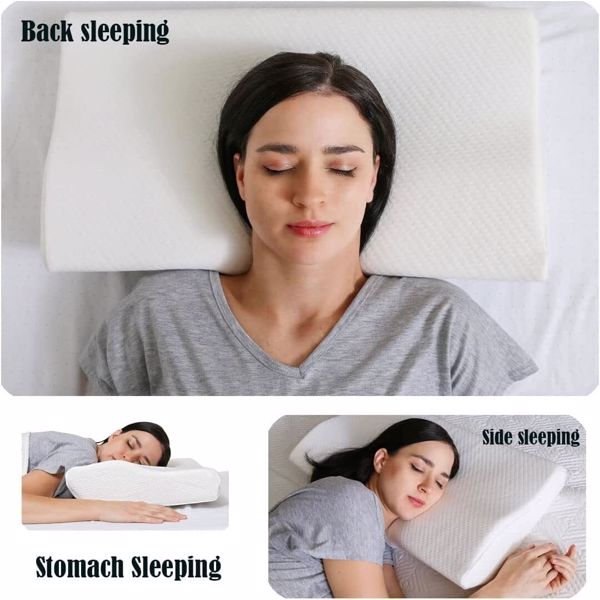 Memory Foam Kopfkissen Nackenkissen Orthopädisch Nackenstützkissen Schlafkissen