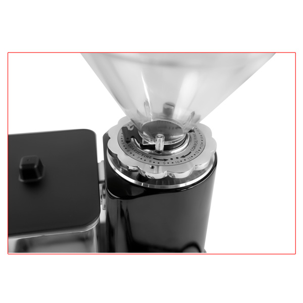 Black Electric Coffee Bean Grinder 35oz Flat Burr Coffee Grinder with 19 Grinding Settings