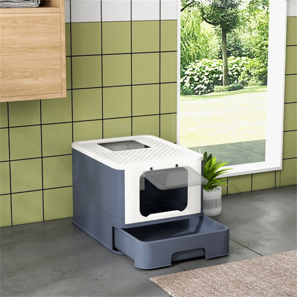 Fully Enclosed Cat Litter Box/Cat Litter Box 