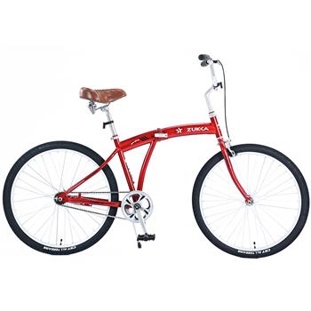 Single Speed Folding Bicycles,  Multiple Colors 26\\"Inch  Beach Cruiser Bike