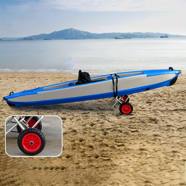 Foldable Kayak Cart, Kayak Kayak Trolley, Lightweight Kayak Accessories Universal Transport Canoe Carrier Tote for Paddle Board