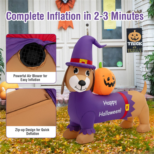 5 foot long inflatable Halloween decoration