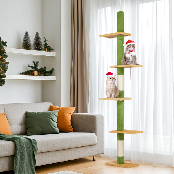 90-106inch Cat Tree Cat Tower for Indoor Cats