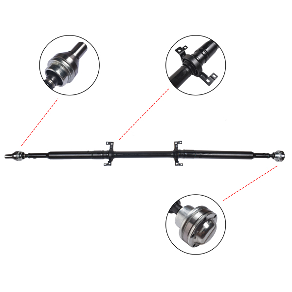 Rear Driveshaft Prop Shaft For Jeep Cherokee KL 2.0L 2.4L 3.2L L4 V6 4WD 14-21 52123612AF 52123612AA