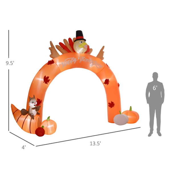 Christmas Inflatable Gingerbread House Archway 