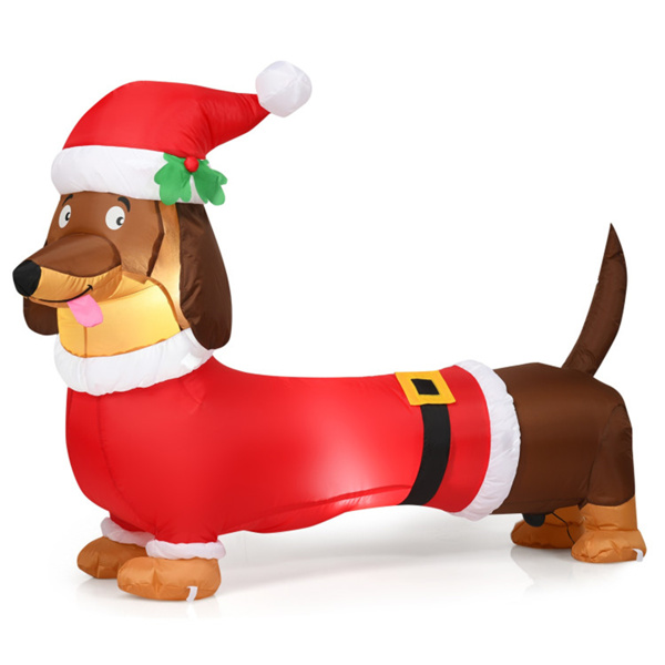 5 Feet Christmas decoration Inflatable Christmas Dog   ﻿